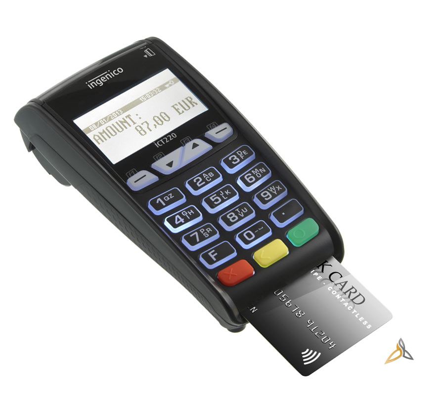 lecteur cb ict 220 ingenico terminal de paiement fixe