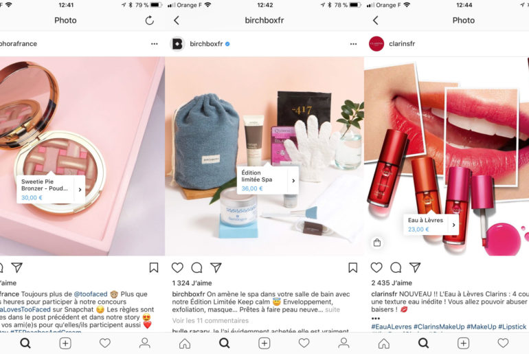 Instagram Shopping: les réseaux sociaux se transforment en espace de vente.